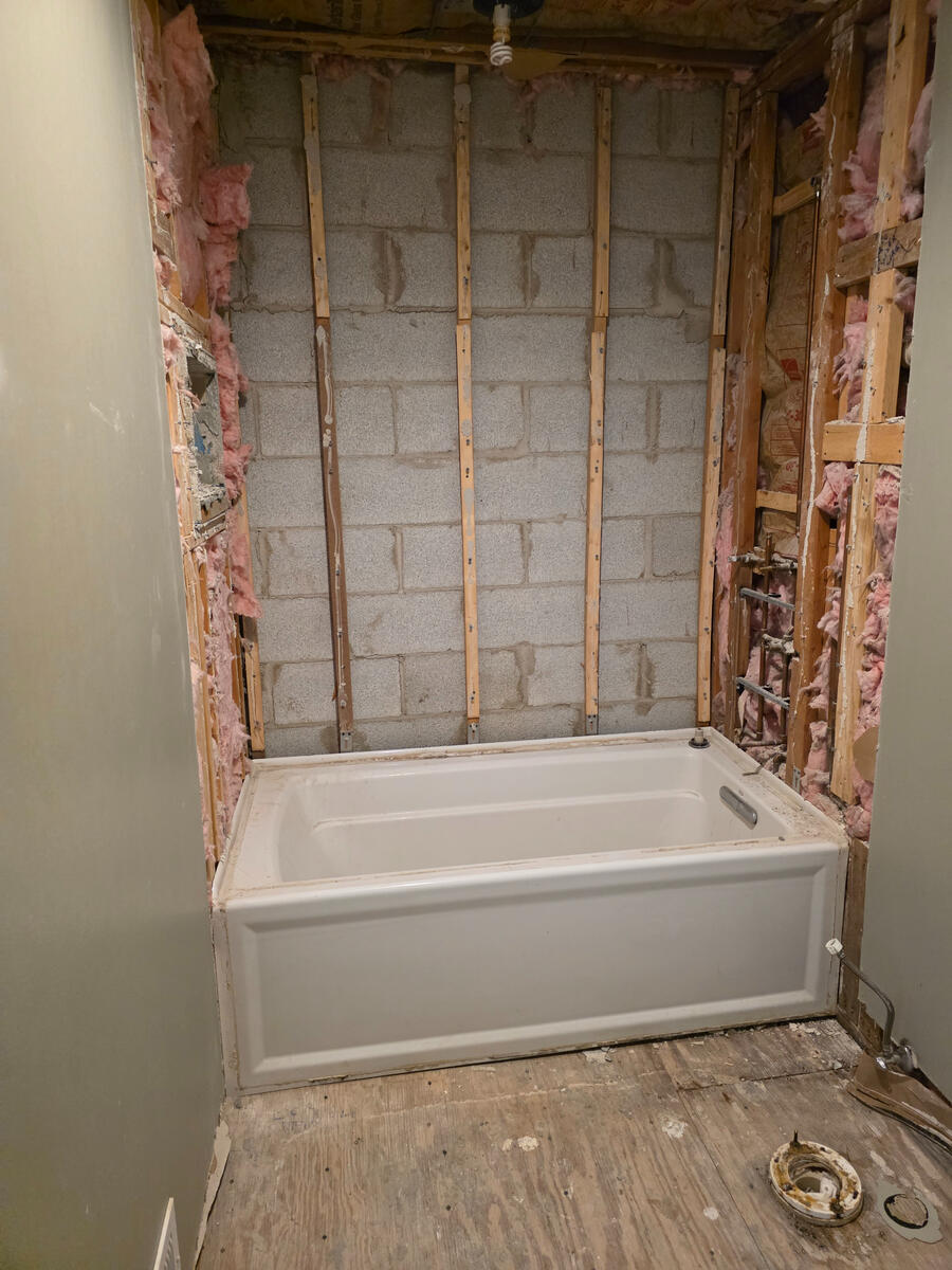 Bathroom before renovation