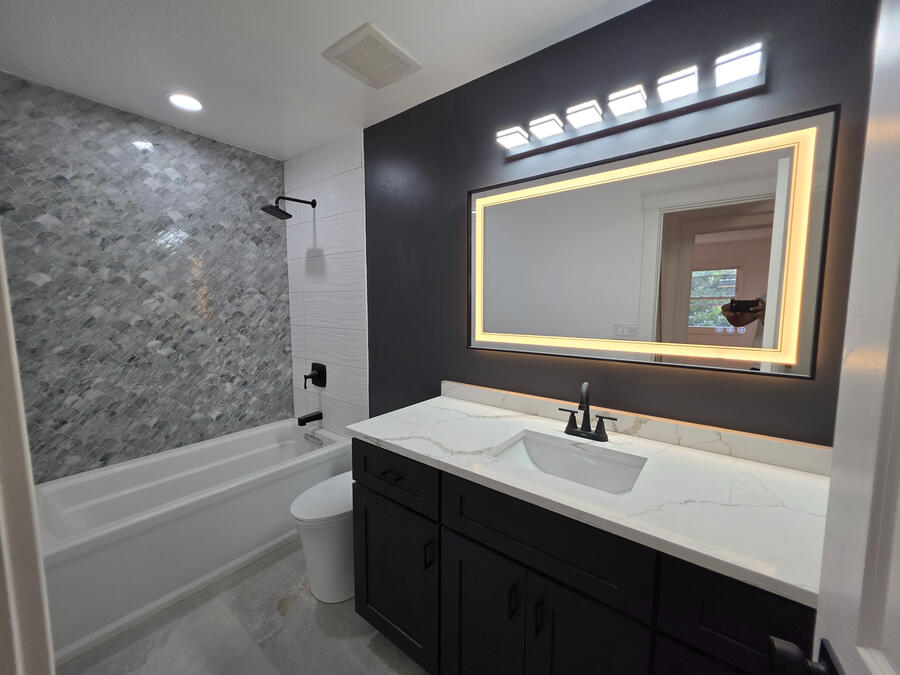 Bathroom after renovation